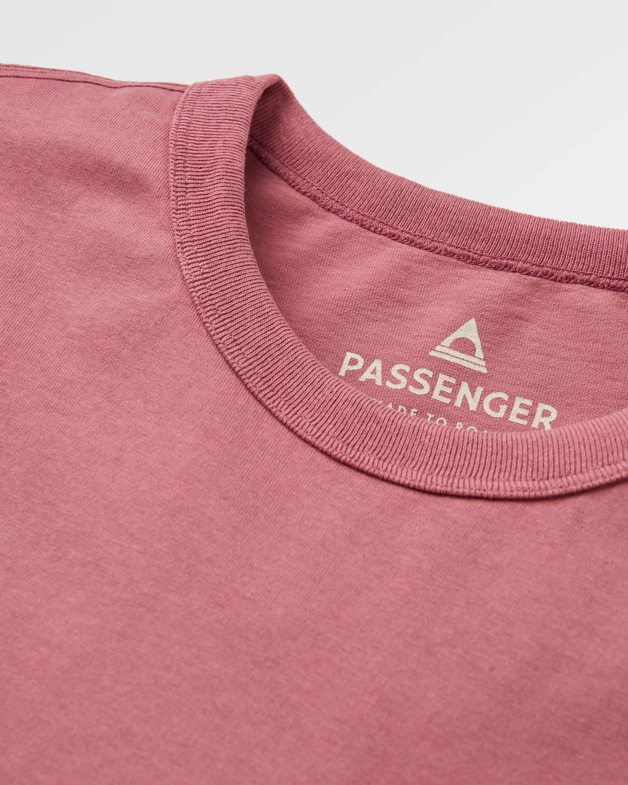 Heritage Organic Relaxed Fit LS T-Shirt - Mauve Dusk