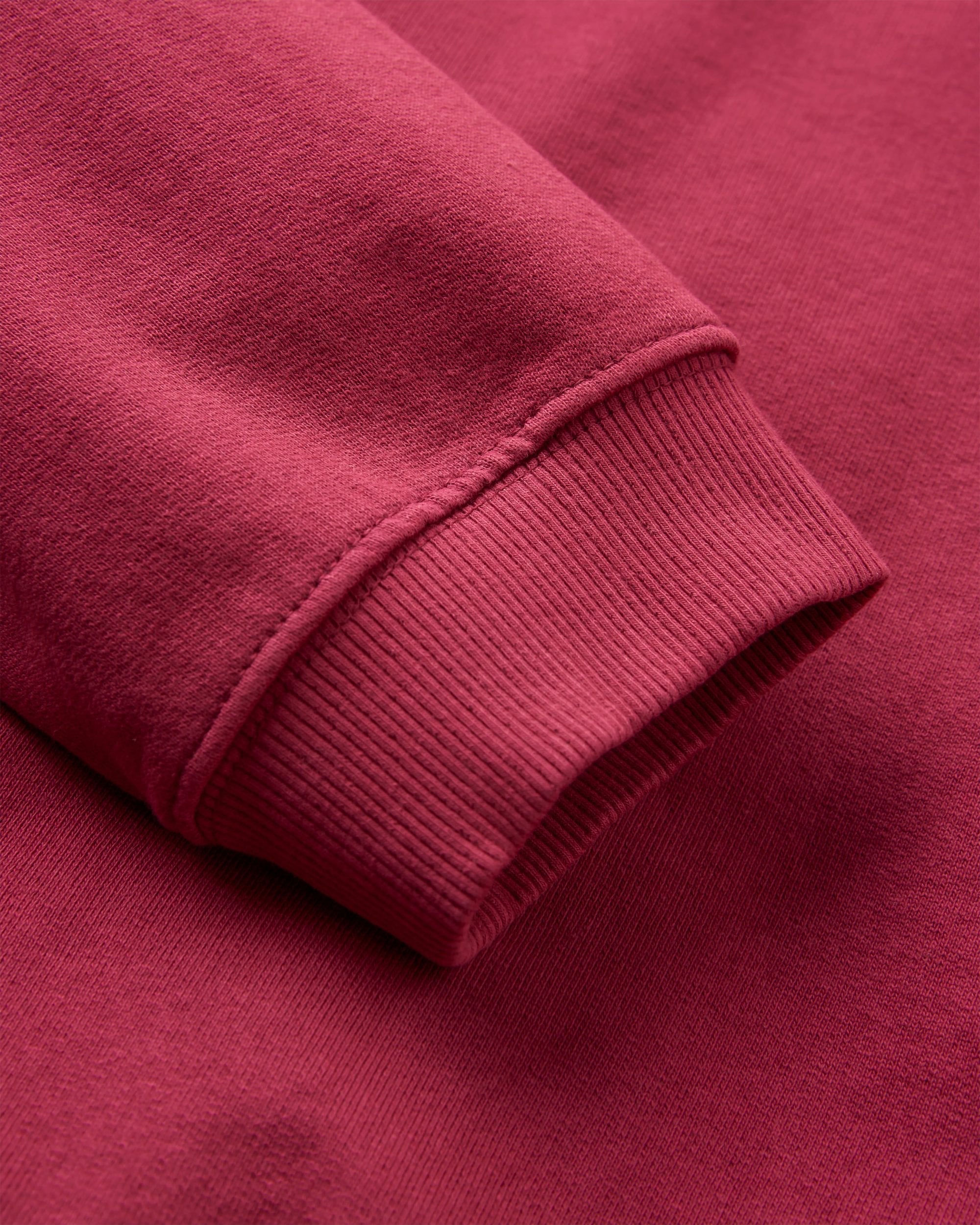Heritage Recycled Cotton Sweatshirt - Cranberry