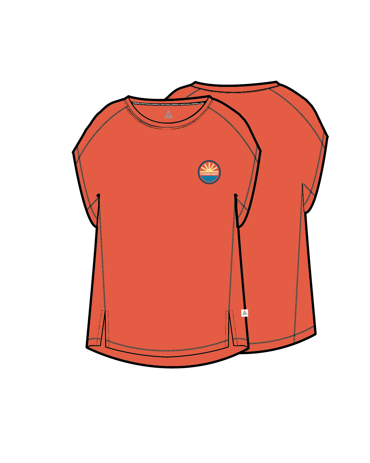 Chase The Light Drirelease® Active T-Shirt - Ember Orange