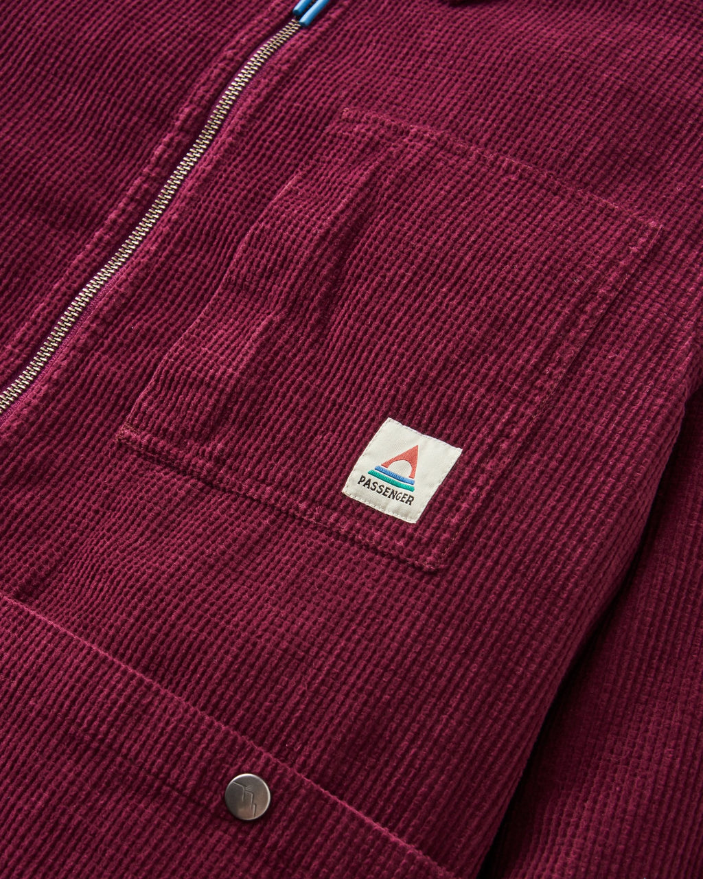 Harvest Organic Cotton Cord Overshirt - Fig