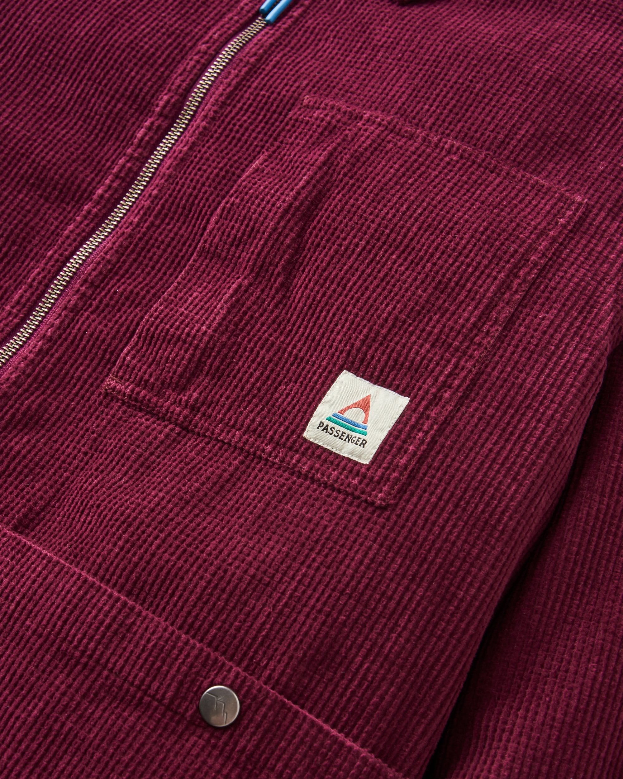 Harvest Organic Cotton Cord Overshirt - Fig