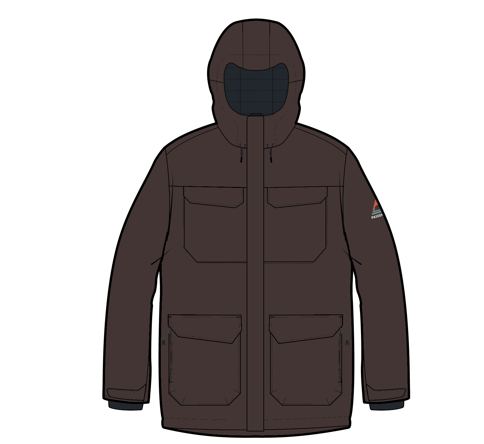 Explorer Waterproof Down Parka - Espresso