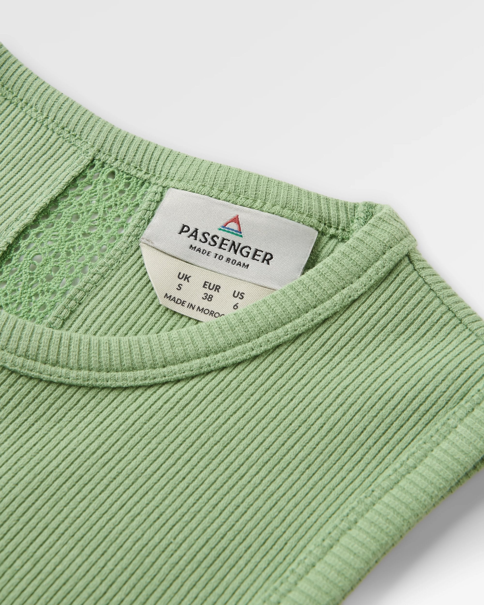 Atmos Ribbed Tank Vest - Stem Green