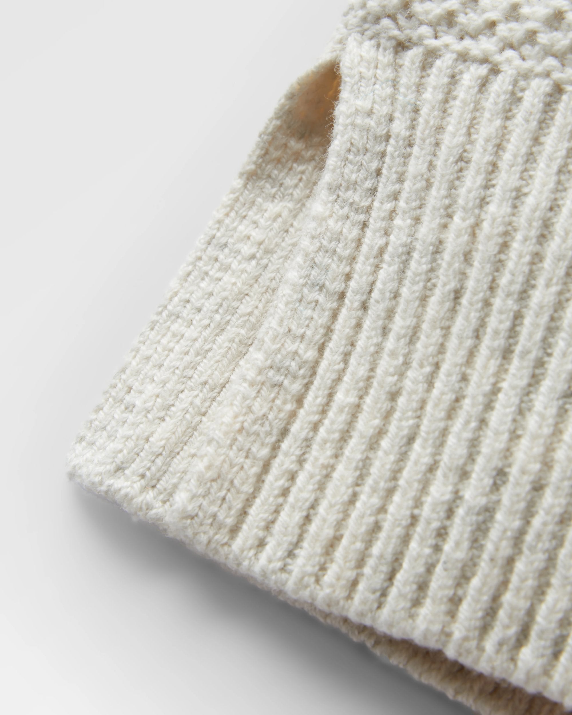 Cove Organic Cotton Knitted Jumper - Off White
