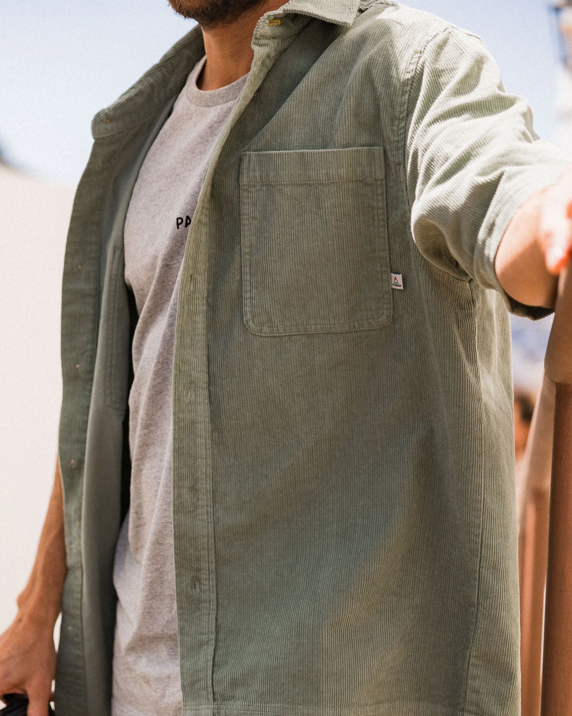 Backcountry Short Sleeve Cord Shirt - Pistachio