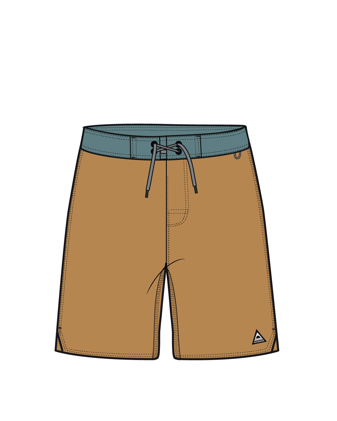 Cruiser NetPlus® Recycled 19" Boardshort - Spruce Yellow