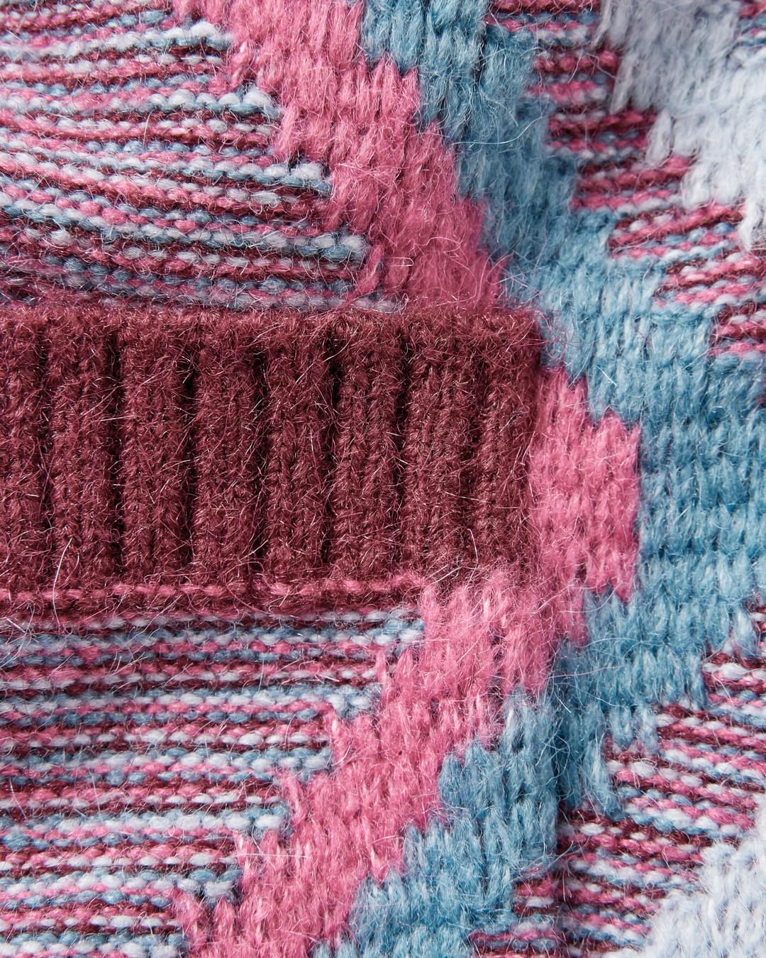 Homestead Recycled Cardigan - Wine