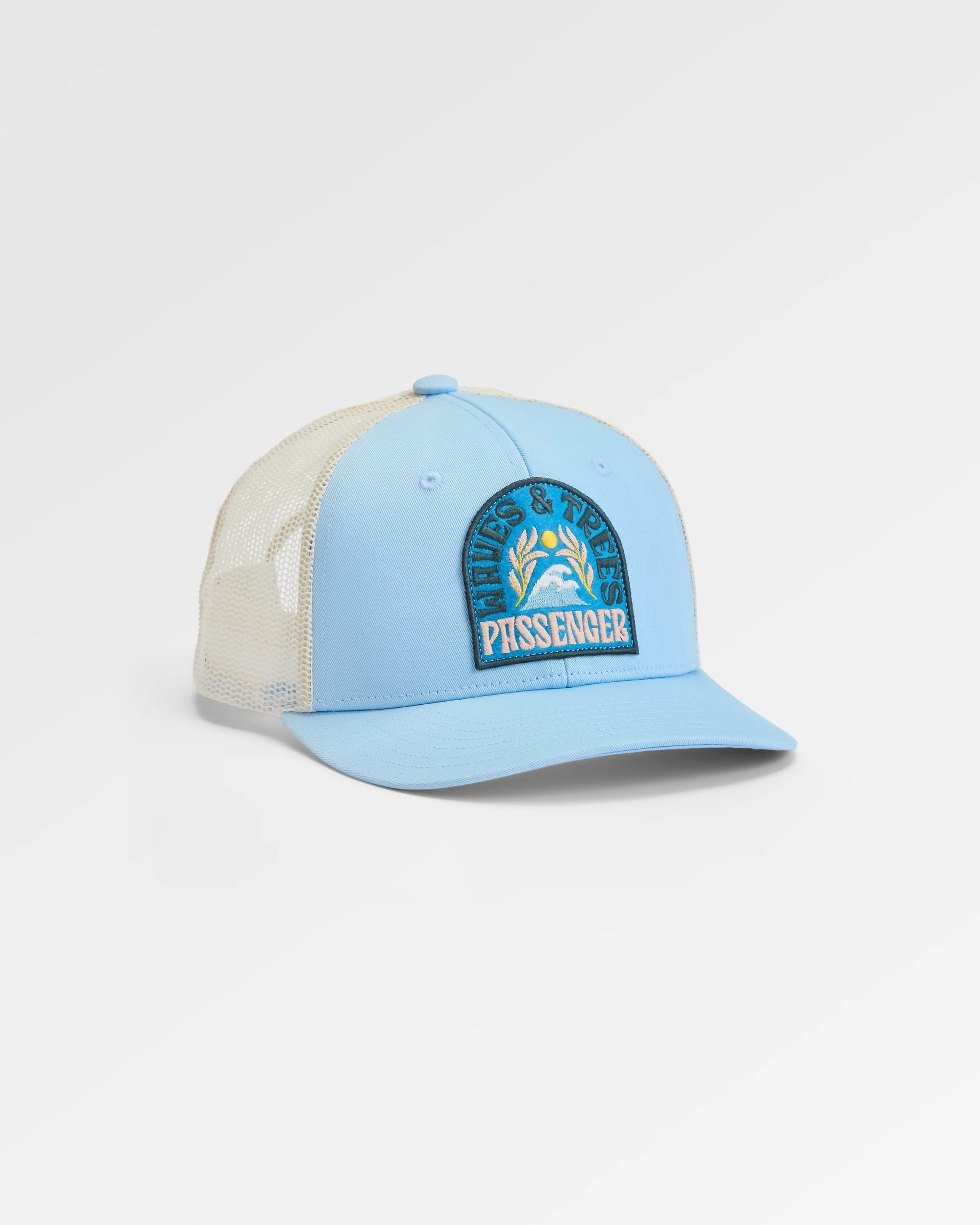 Dawning Organic Cotton Trucker Cap - Faded Denim