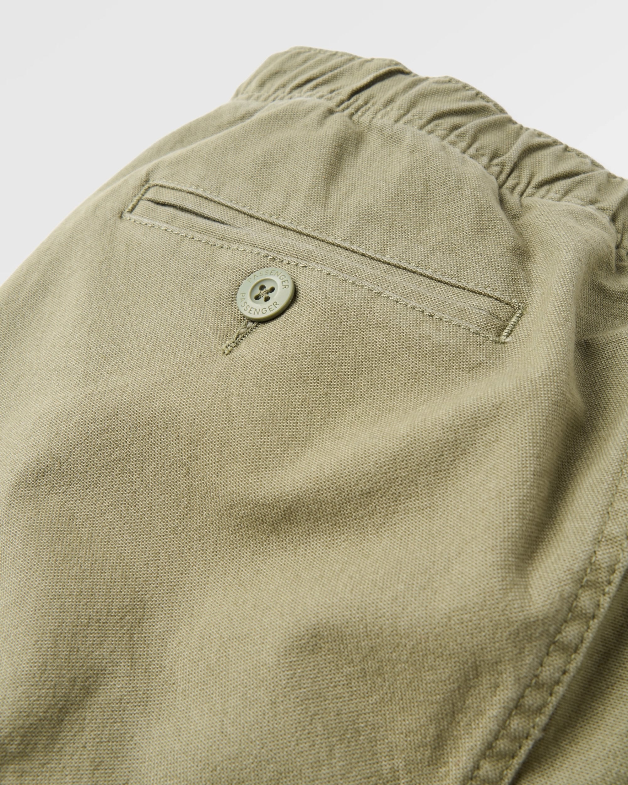 Adventurer Organic Canvas Trouser - Dusty Olive