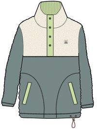 Create Recycled Deep-Pile Sherpa Fleece - Arctic