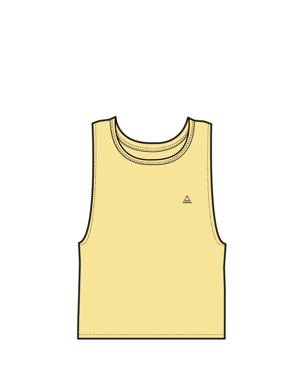 Classic Recycled Cotton Vest - Sunlight