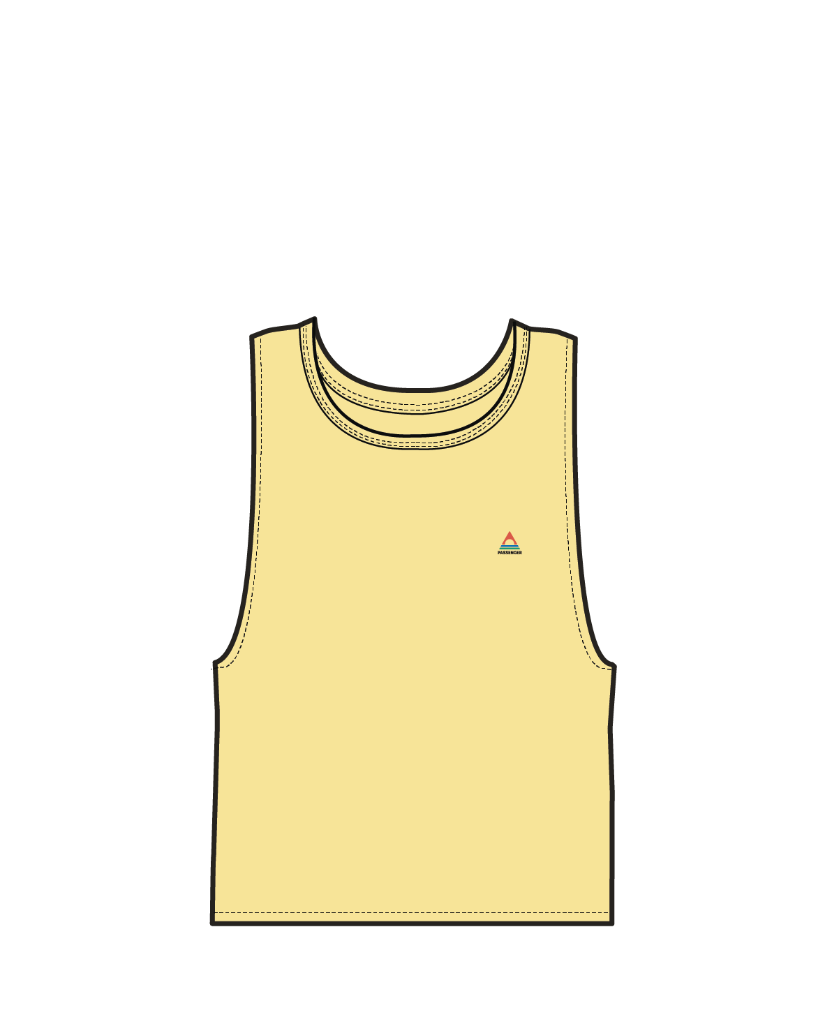 Classic Recycled Cotton Vest - Sunlight
