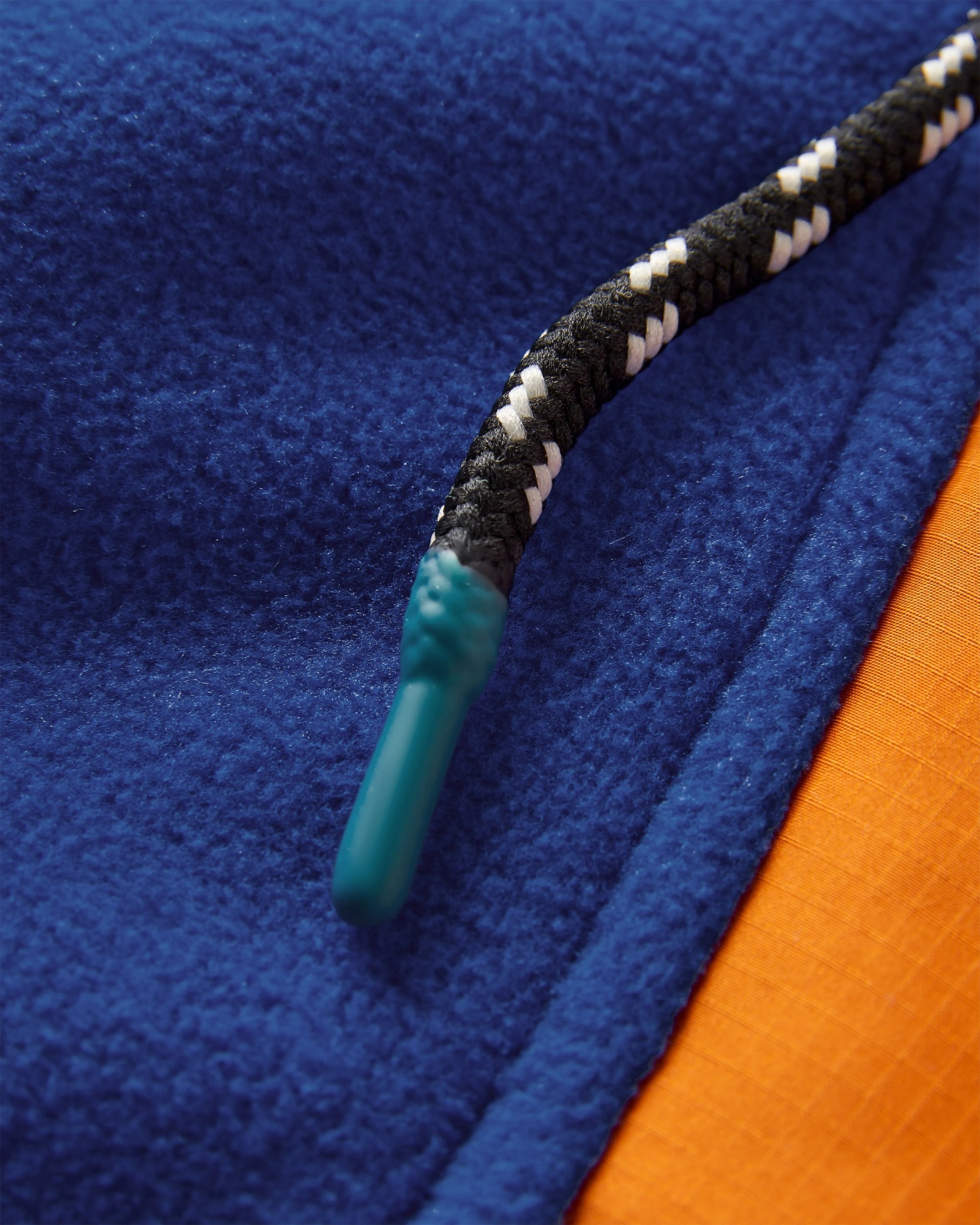 Alexander Recycled Polar Hooded Fleece - Azure Blue
