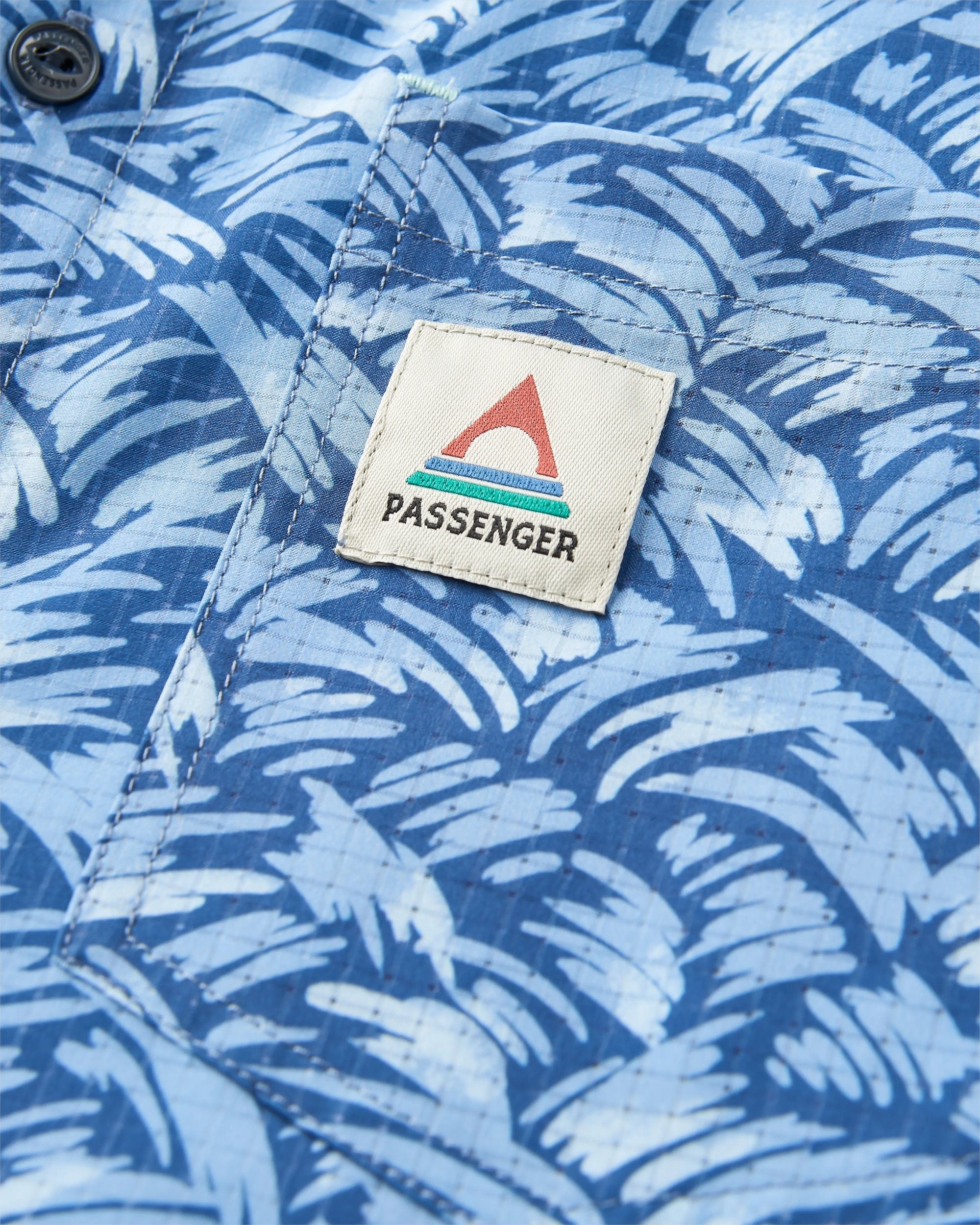 365 Recycled Active Shirt - Waves Dark Denim