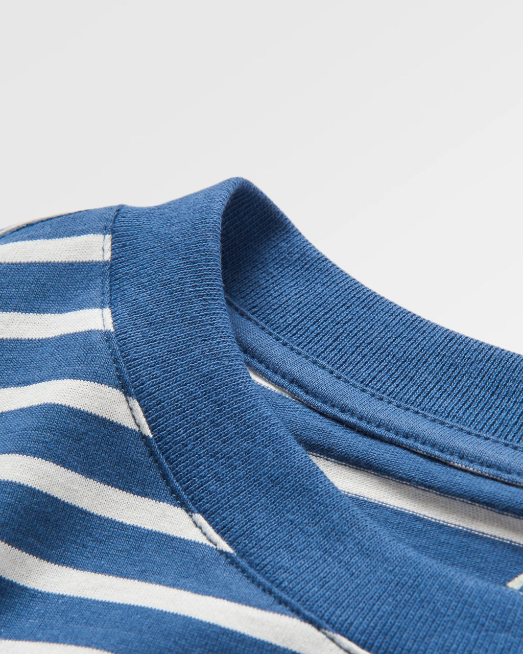 Zen Recycled Cotton Relaxed Fit T-Shirt - Dark Denim/ Birch Stripe