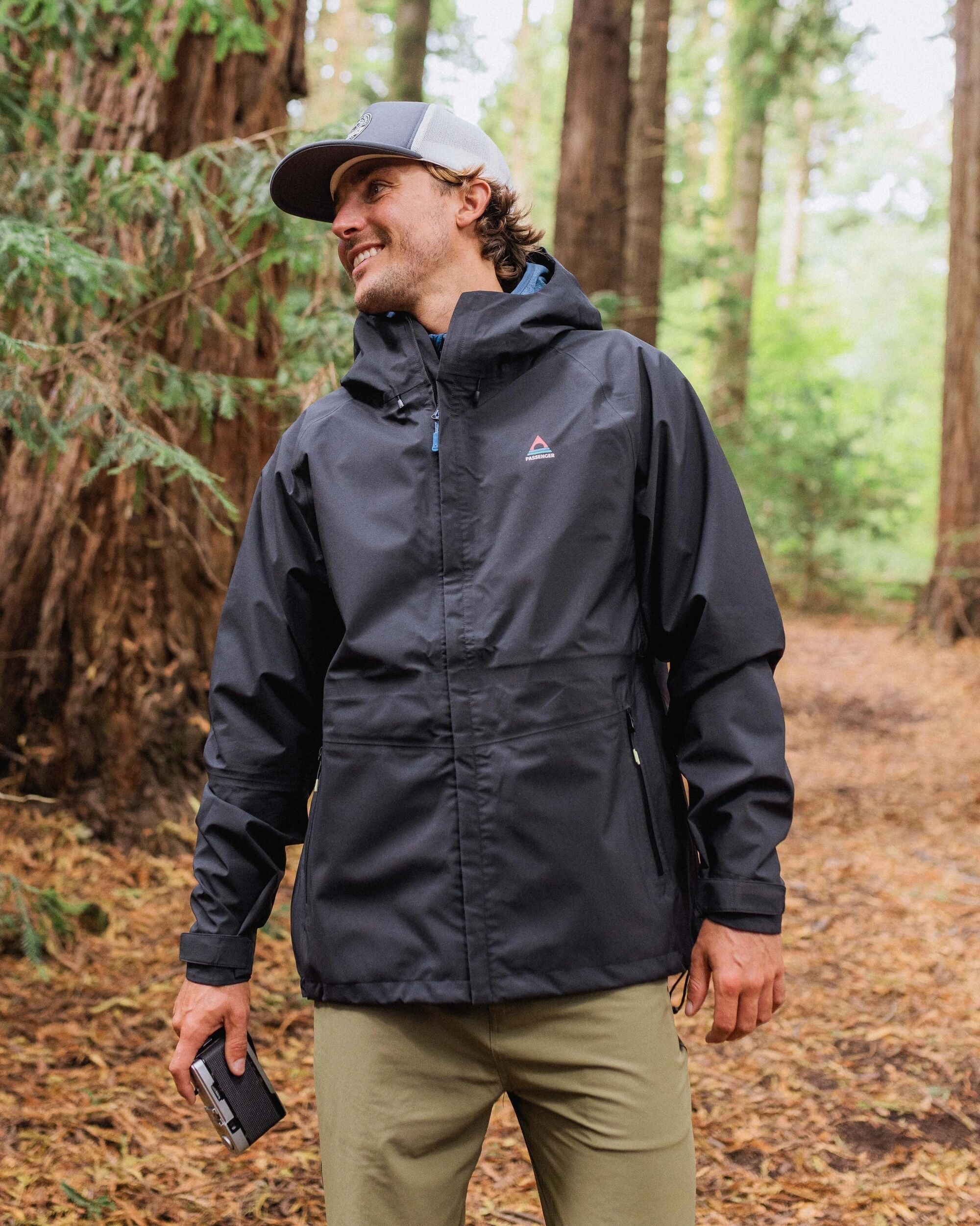 Five Season Recycled Waterproof Jacket - Black