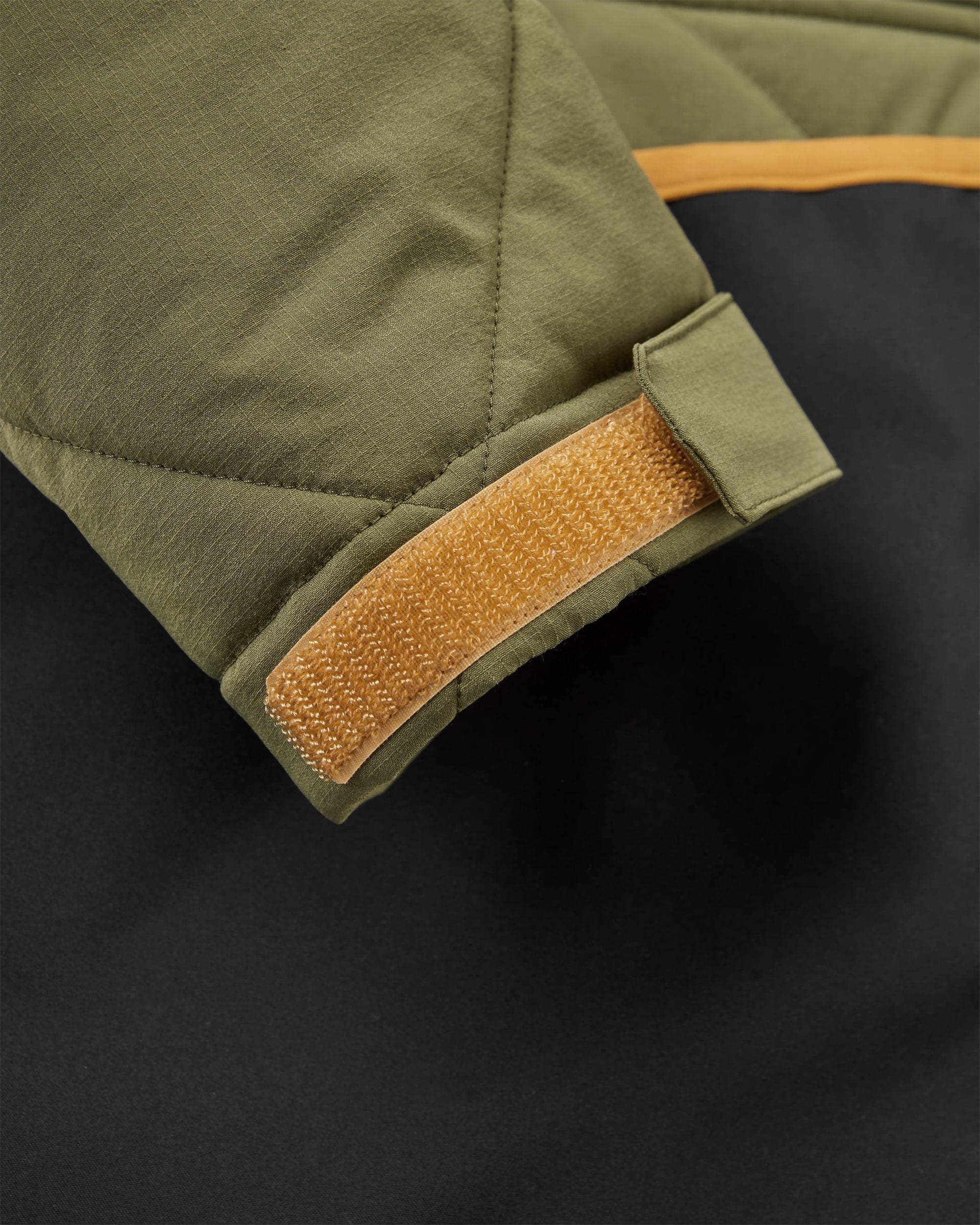 Campscape Recycled Fleece Lined Parka - Black/Khaki