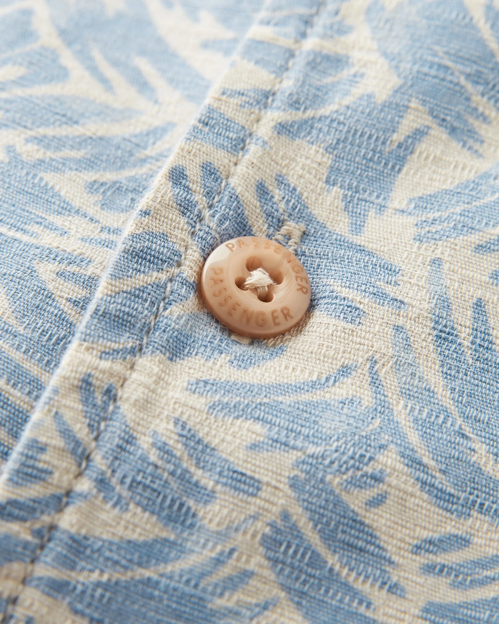 Cove Organic Cotton Textured Shirt - Waves Birch