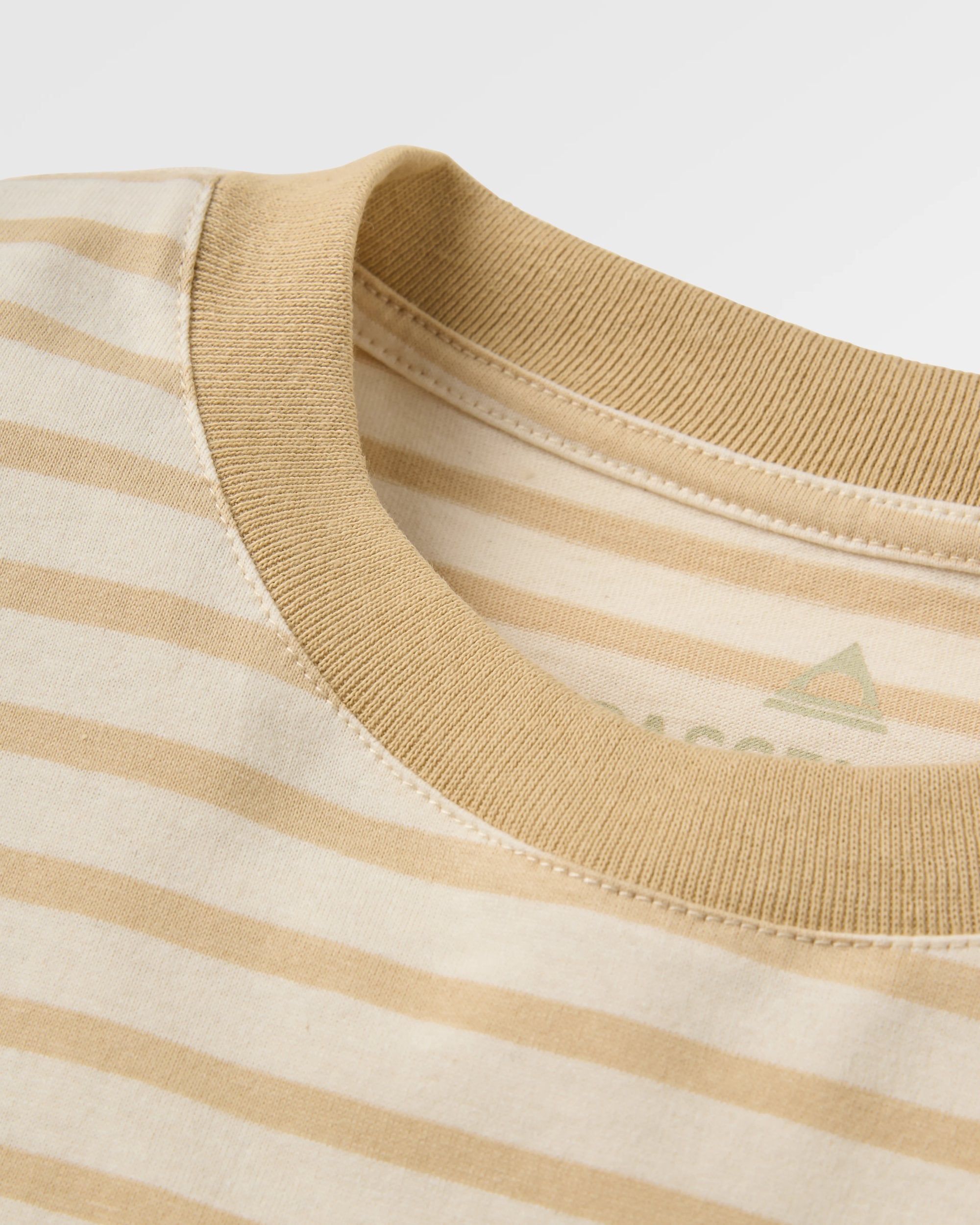 Zen Recycled Cotton Relaxed Fit T-Shirt - Stone Stripe