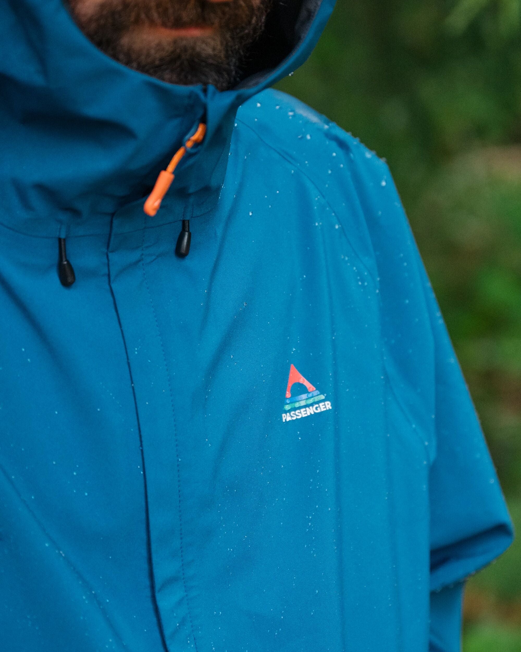 Five Season Recycled Waterproof Jacket - Tidal Blue