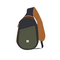 Boondocker Recycled Sling 8L - True Black/ Khaki