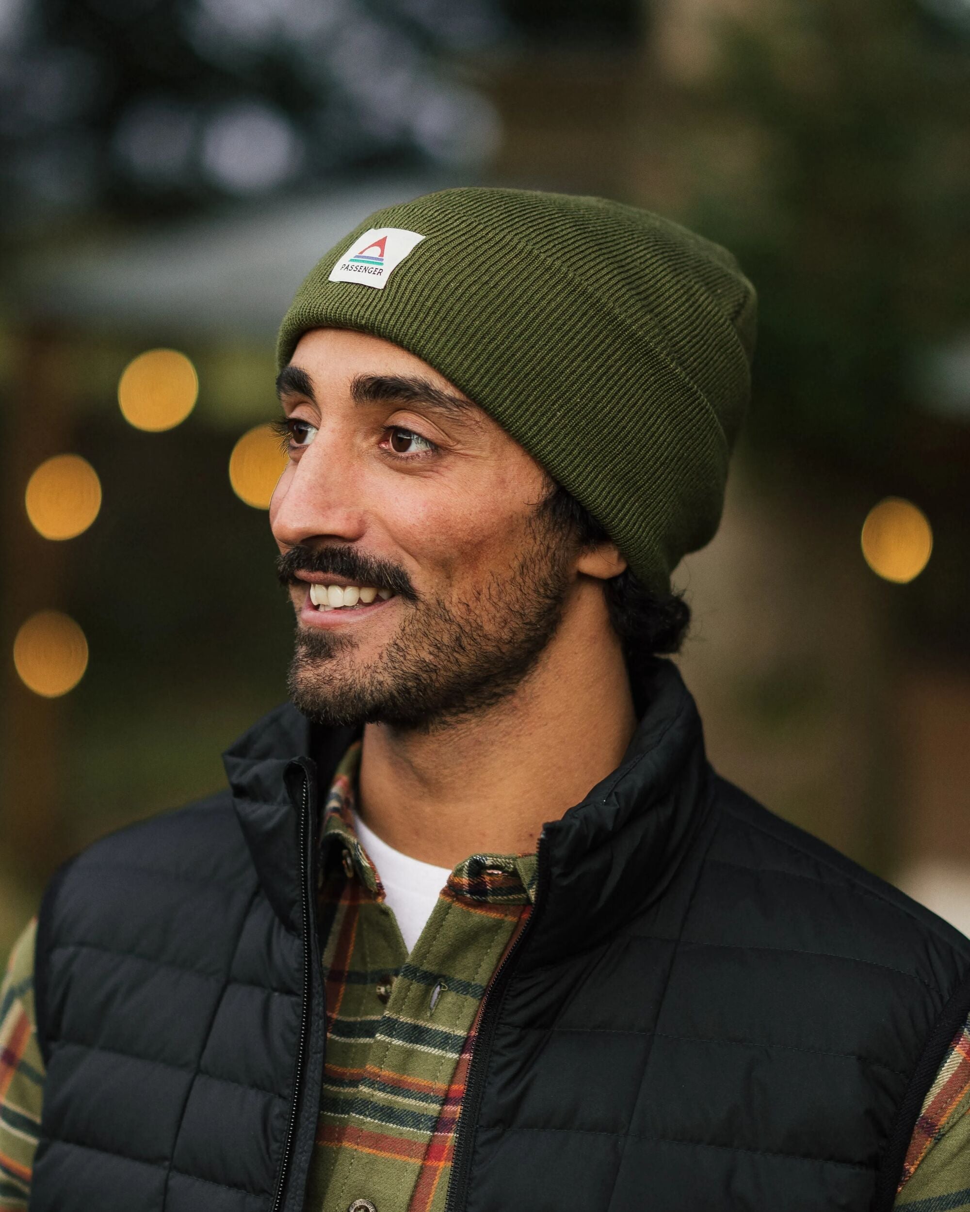 Core Recycled High-Top Beanie - Khaki