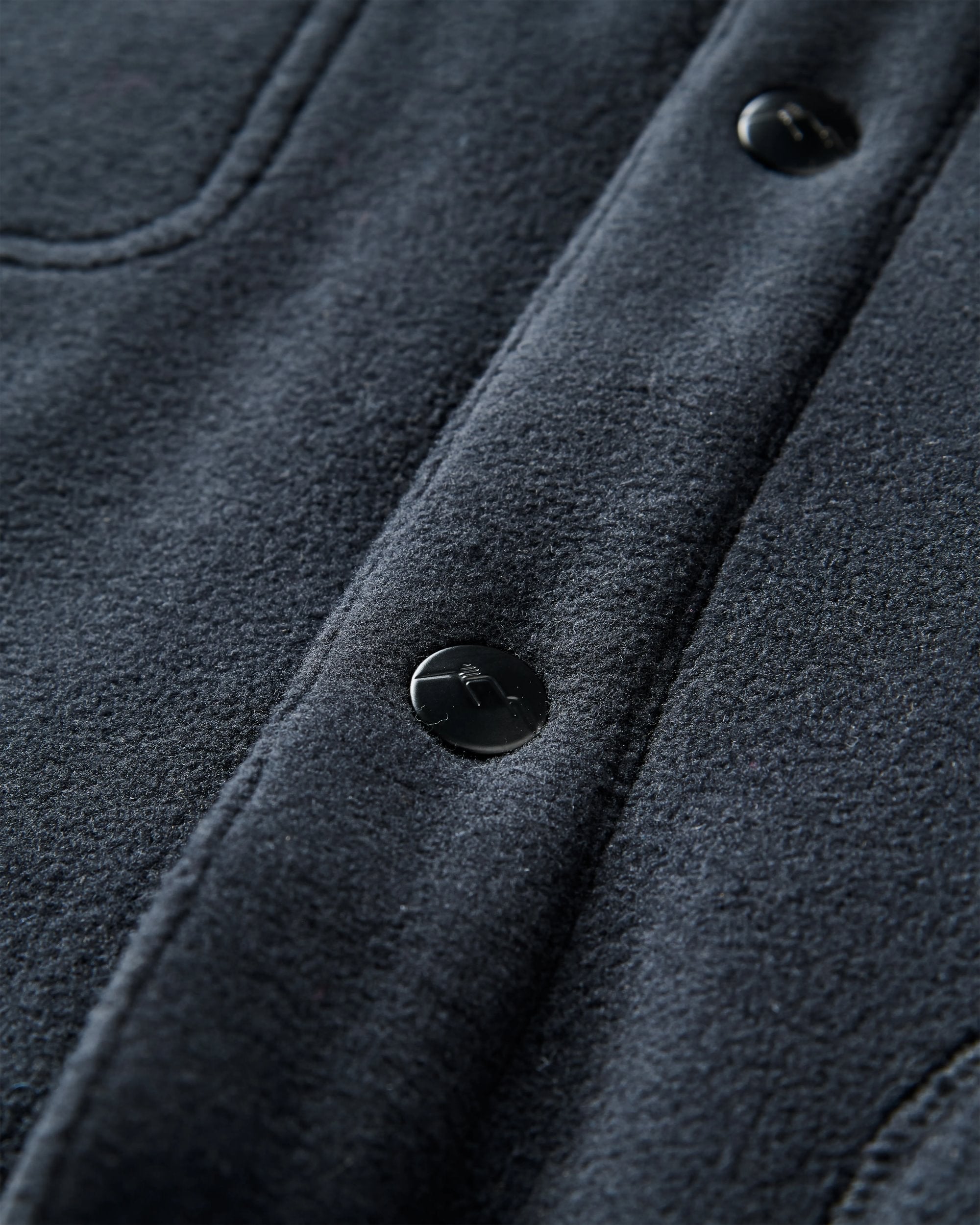 Adapt Fleece Overshirt - Black