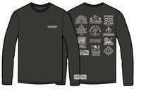 Icon Recycled Cotton LS T-Shirt - Black