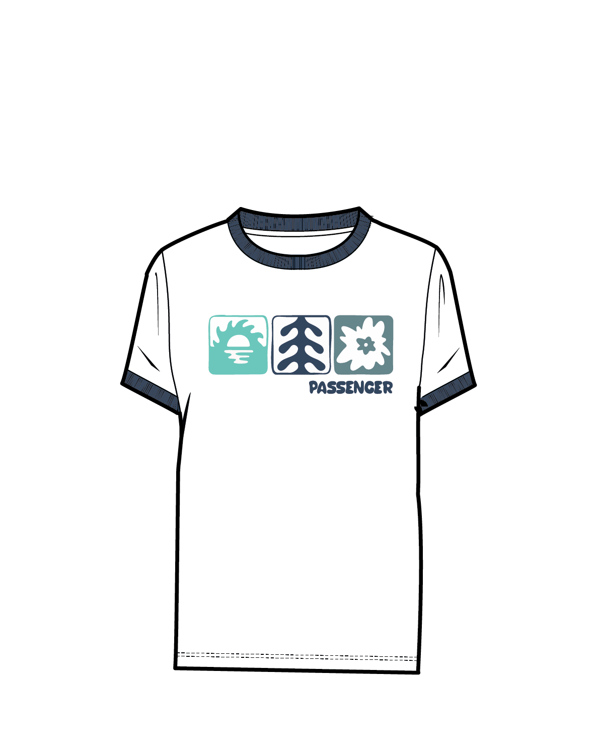 Daze Recycled Cotton T-Shirt - White