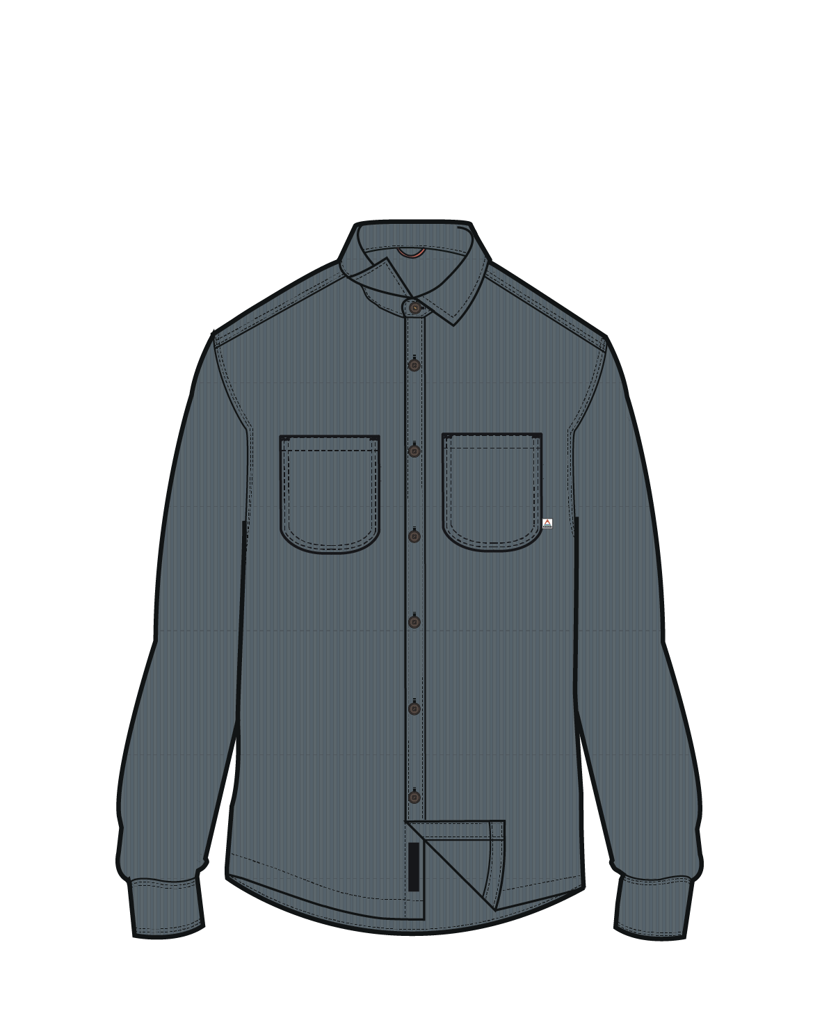 Backcountry Cord Light Shirt - Storm Grey