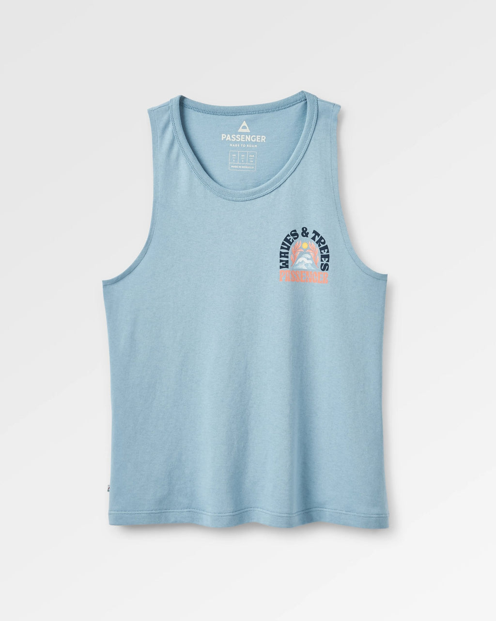 Dawning Recycled Cotton Vest - Faded Denim