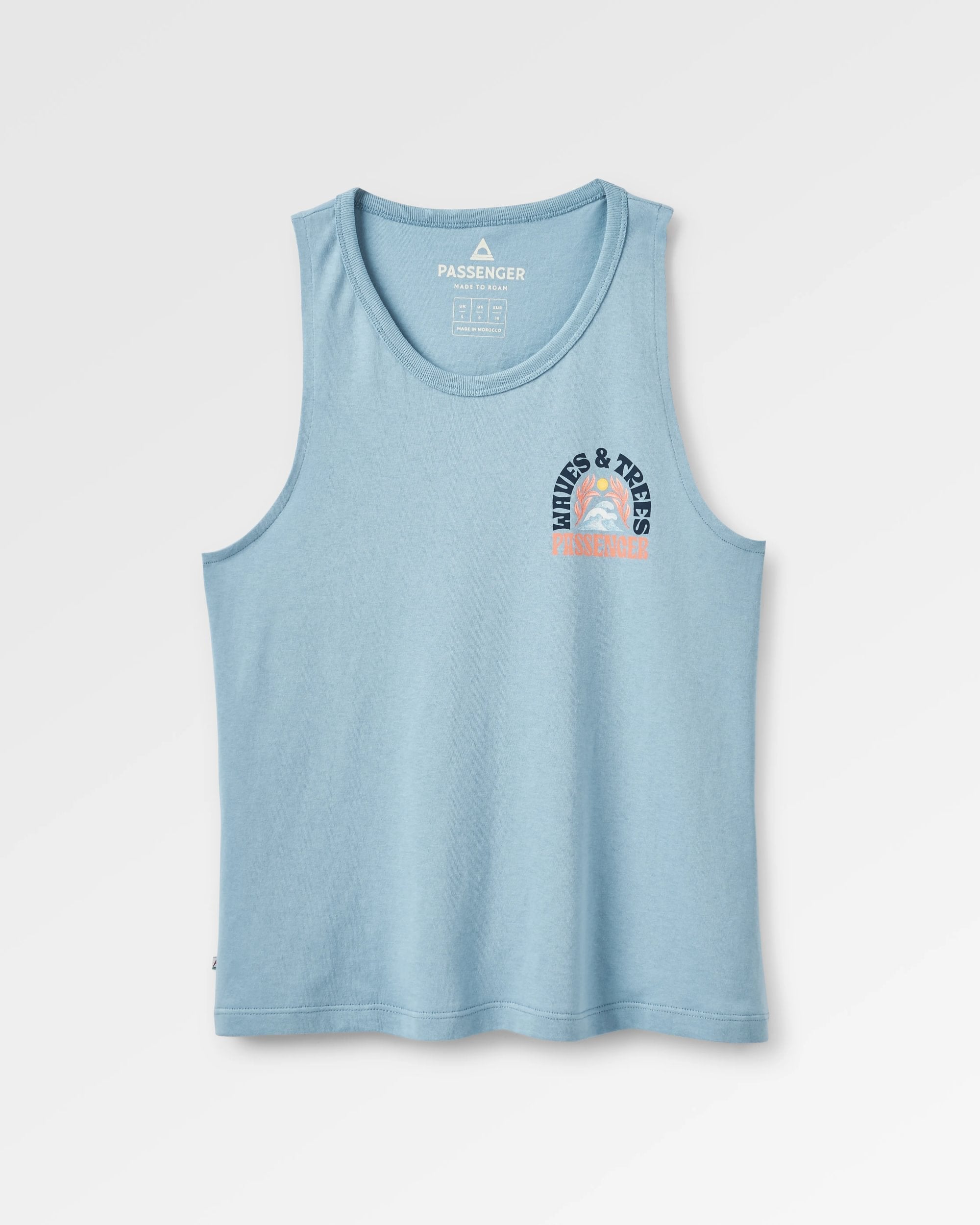 Dawning Recycled Cotton Vest - Faded Denim