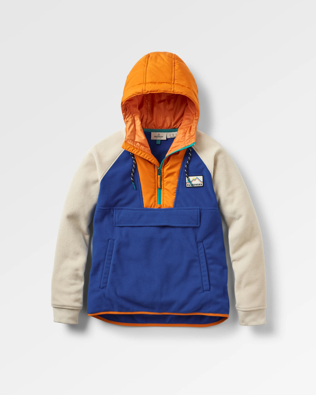 Alexander Recycled Polar Hooded Fleece - Azure Blue