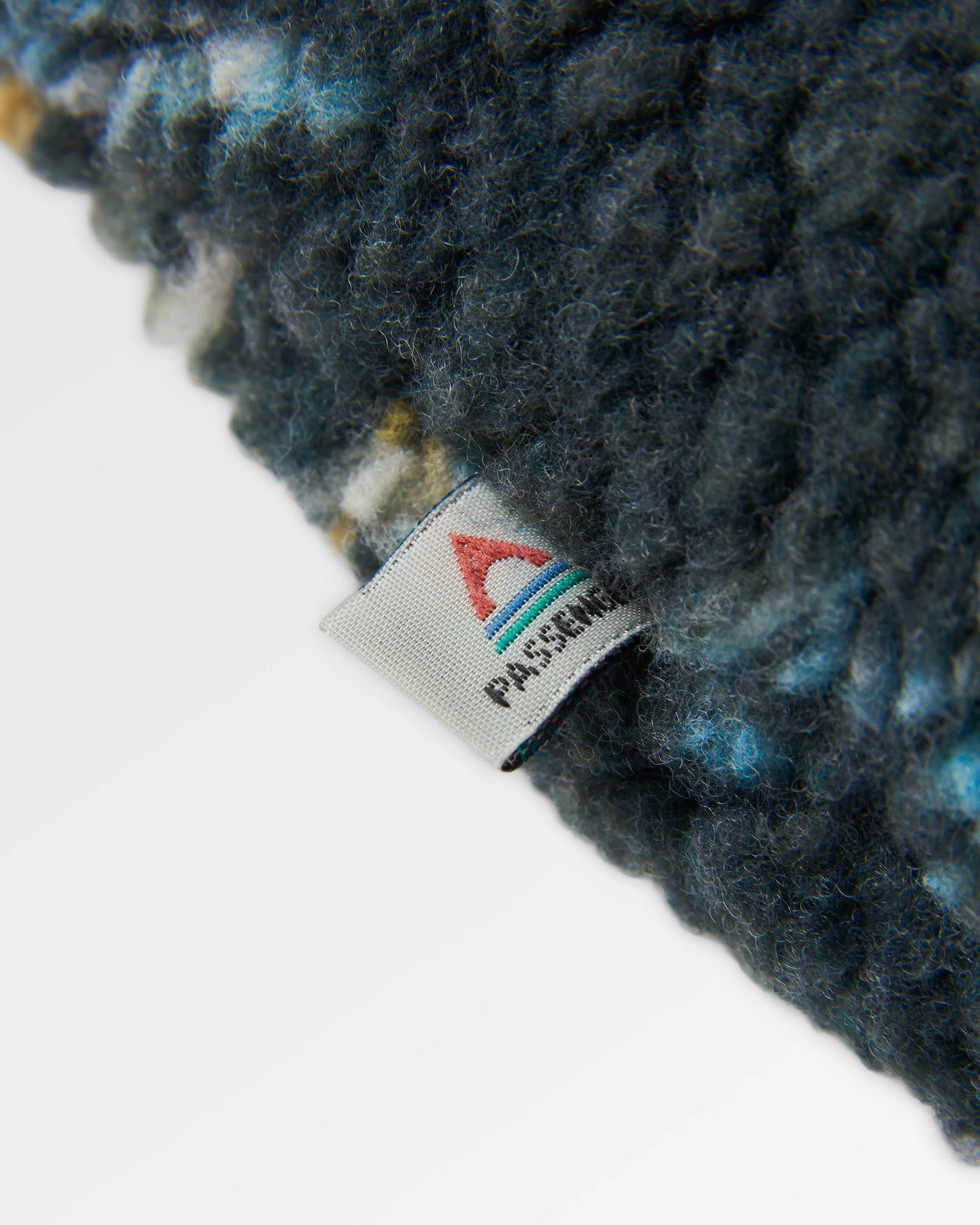 Clover Recycled Cotton-Lined Sherpa Fleece - Frost Dark Fern