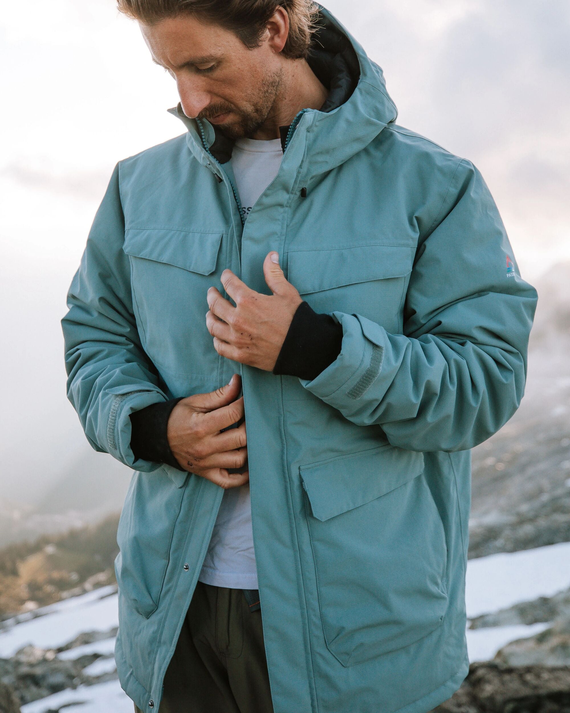 Explorer Waterproof Down Parka - Stormy Sea
