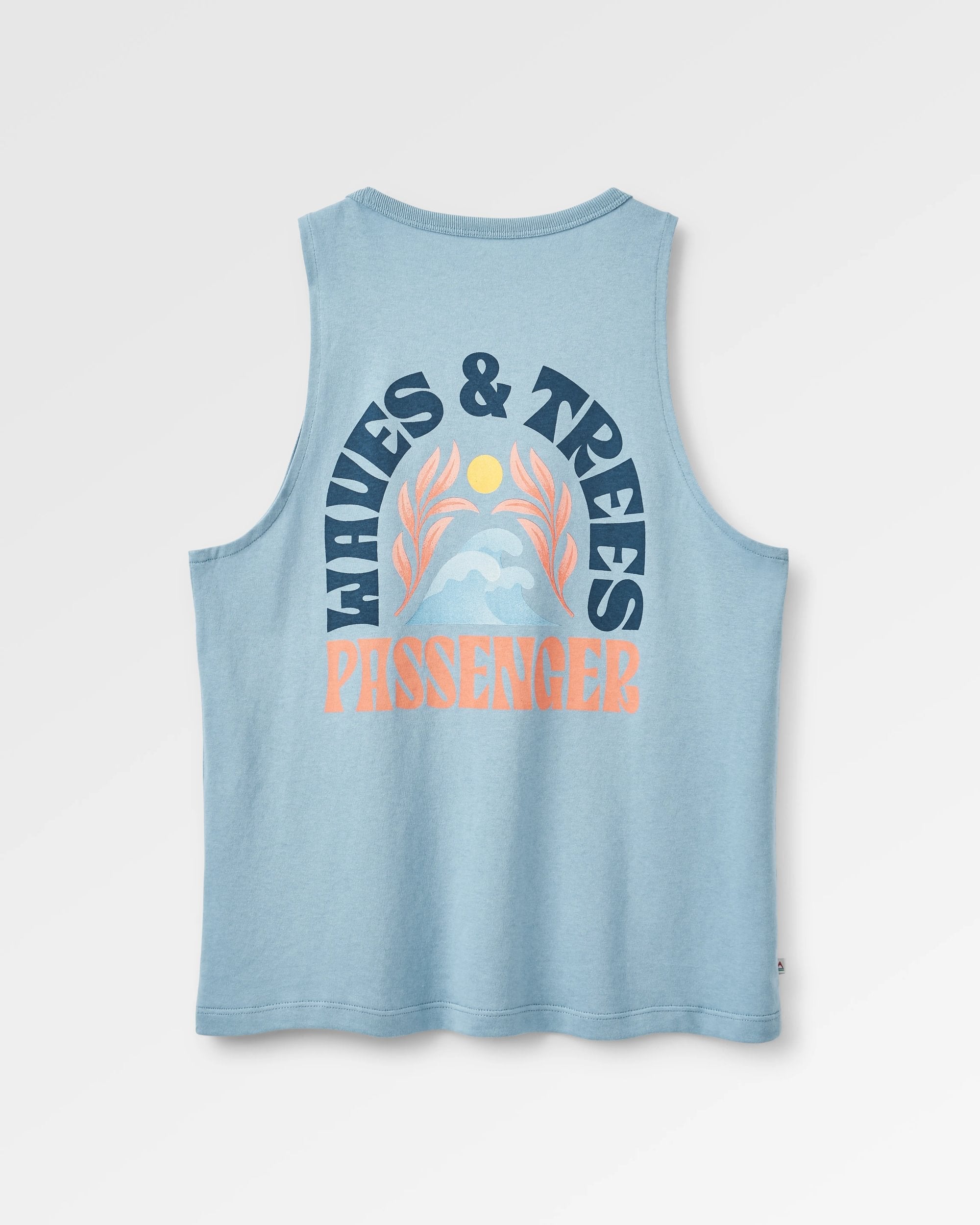 Dawning Recycled Cotton Vest - Faded Denim