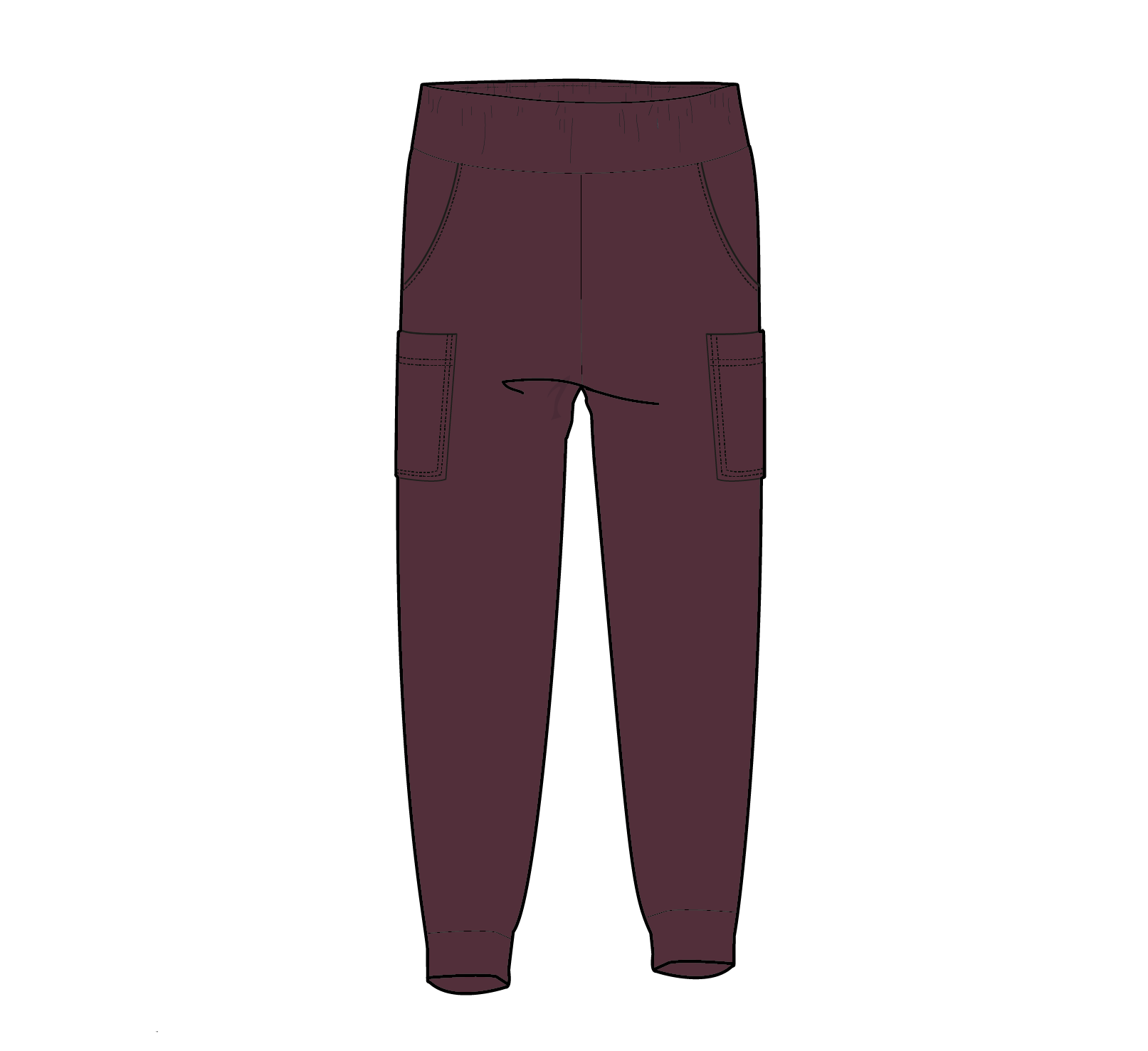 Day Dream Recycled Trouser - Fig