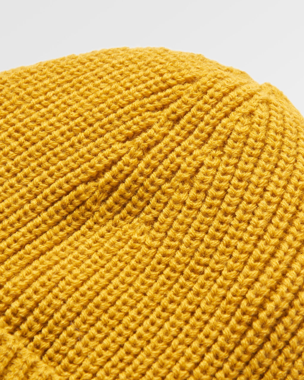 Compass Recycled Beanie - Mustard Yellow
