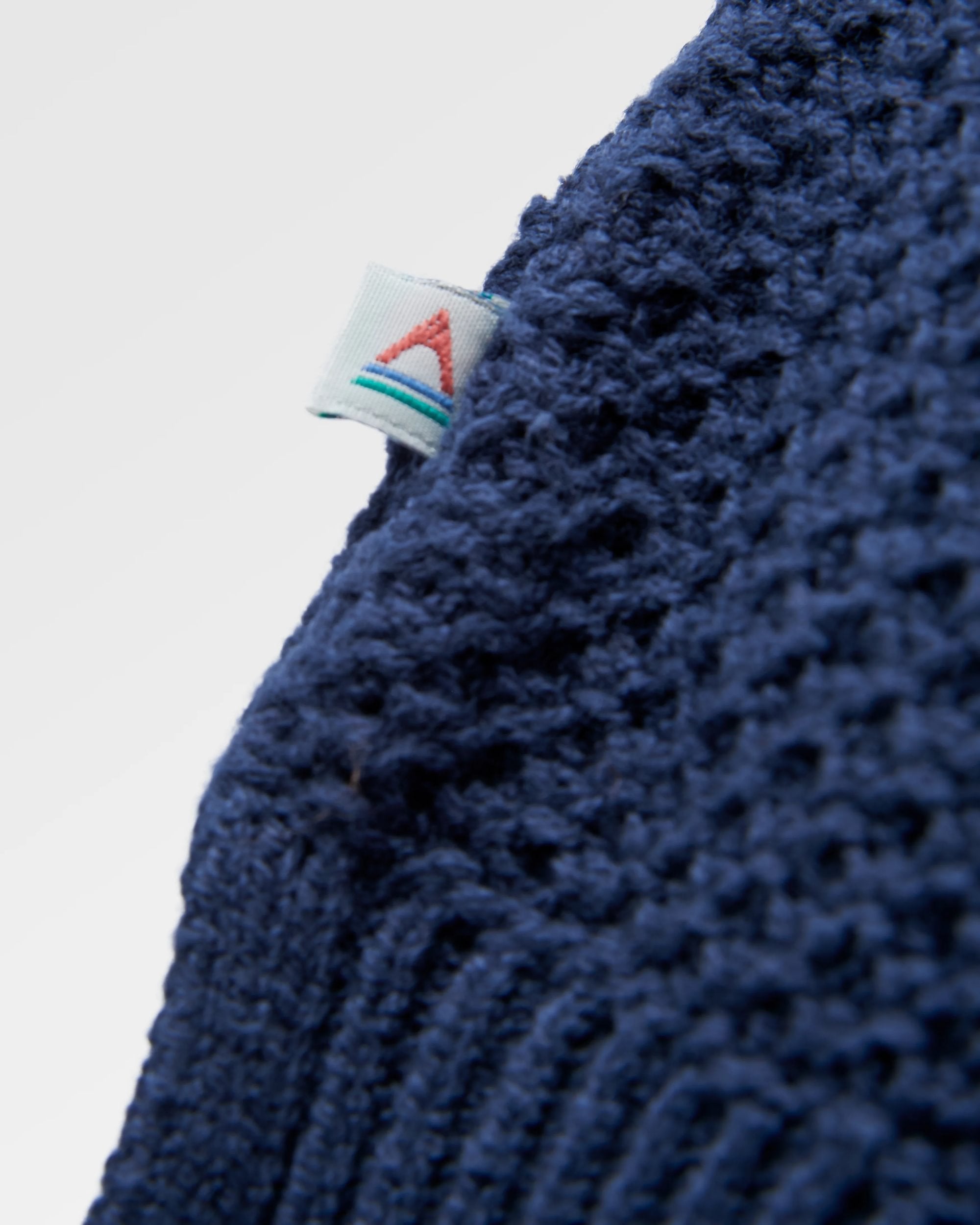 Cove Organic Cotton Knitted Jumper - Rich Navy