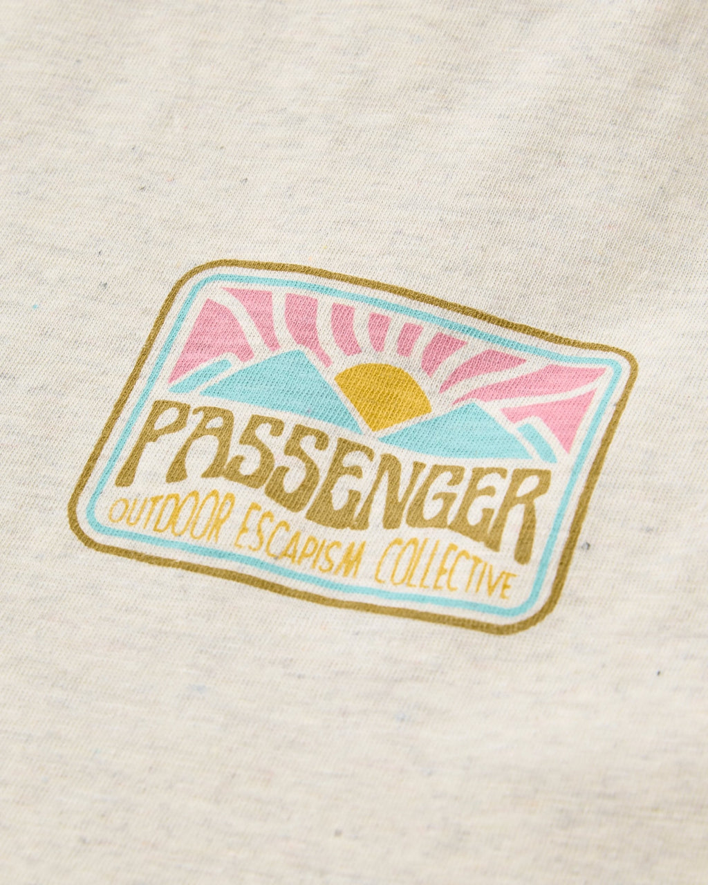 Golden Hour Recycled Cotton T-Shirt - Milky Marl