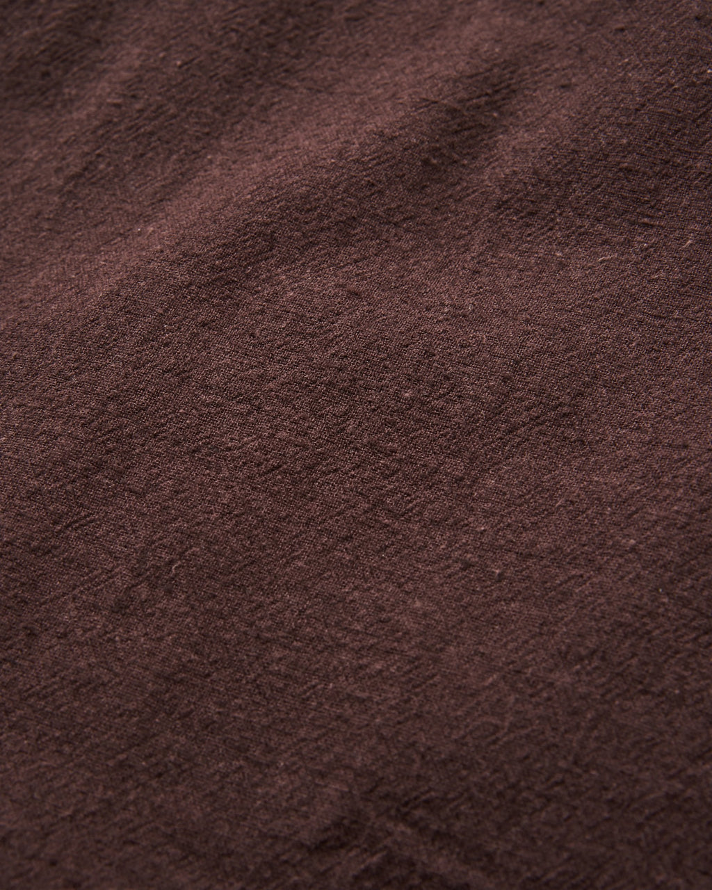 Arica Textured Organic Cotton Shirt - Espresso