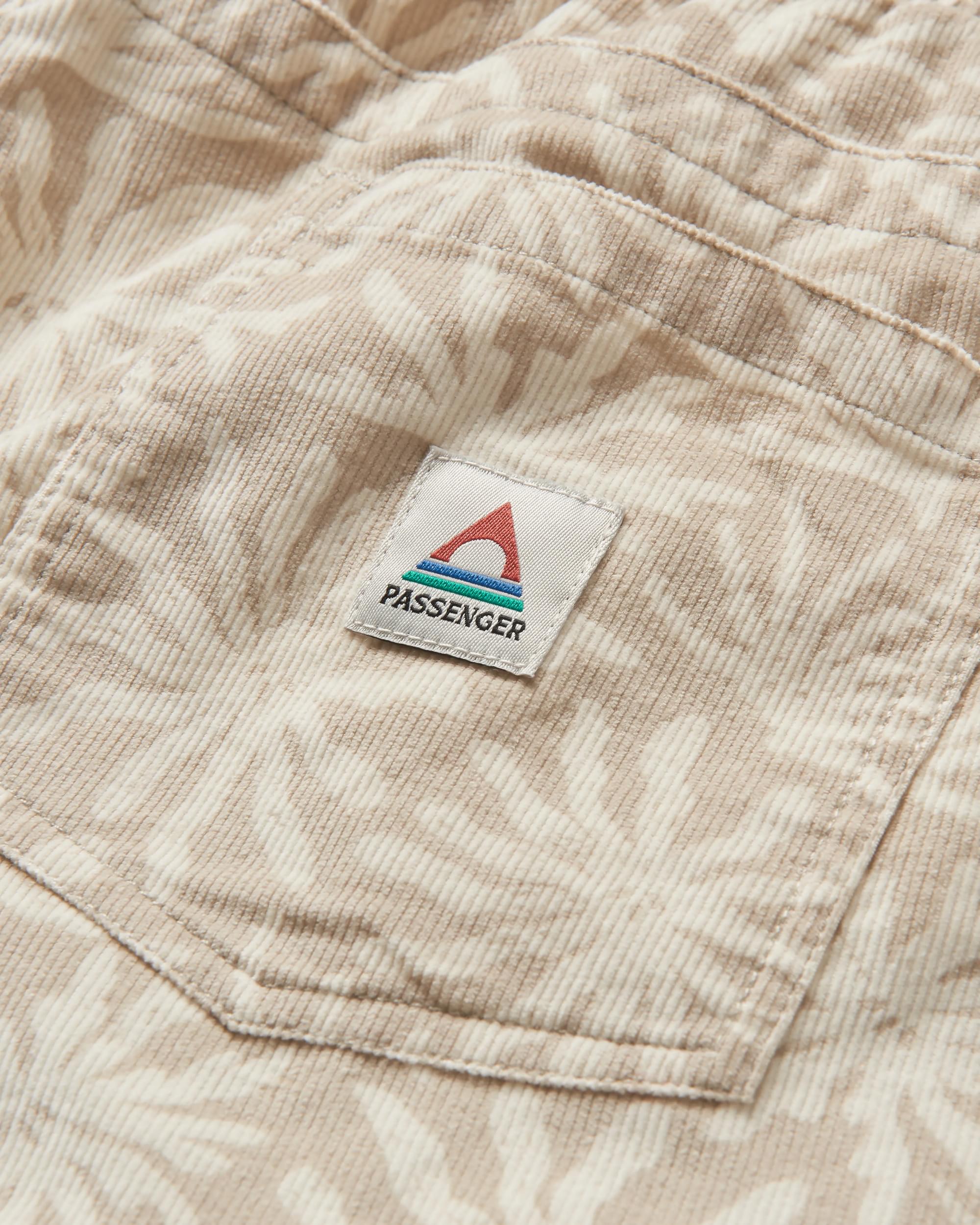 Drifter Corduroy Short - Seaweed Pebble Grey