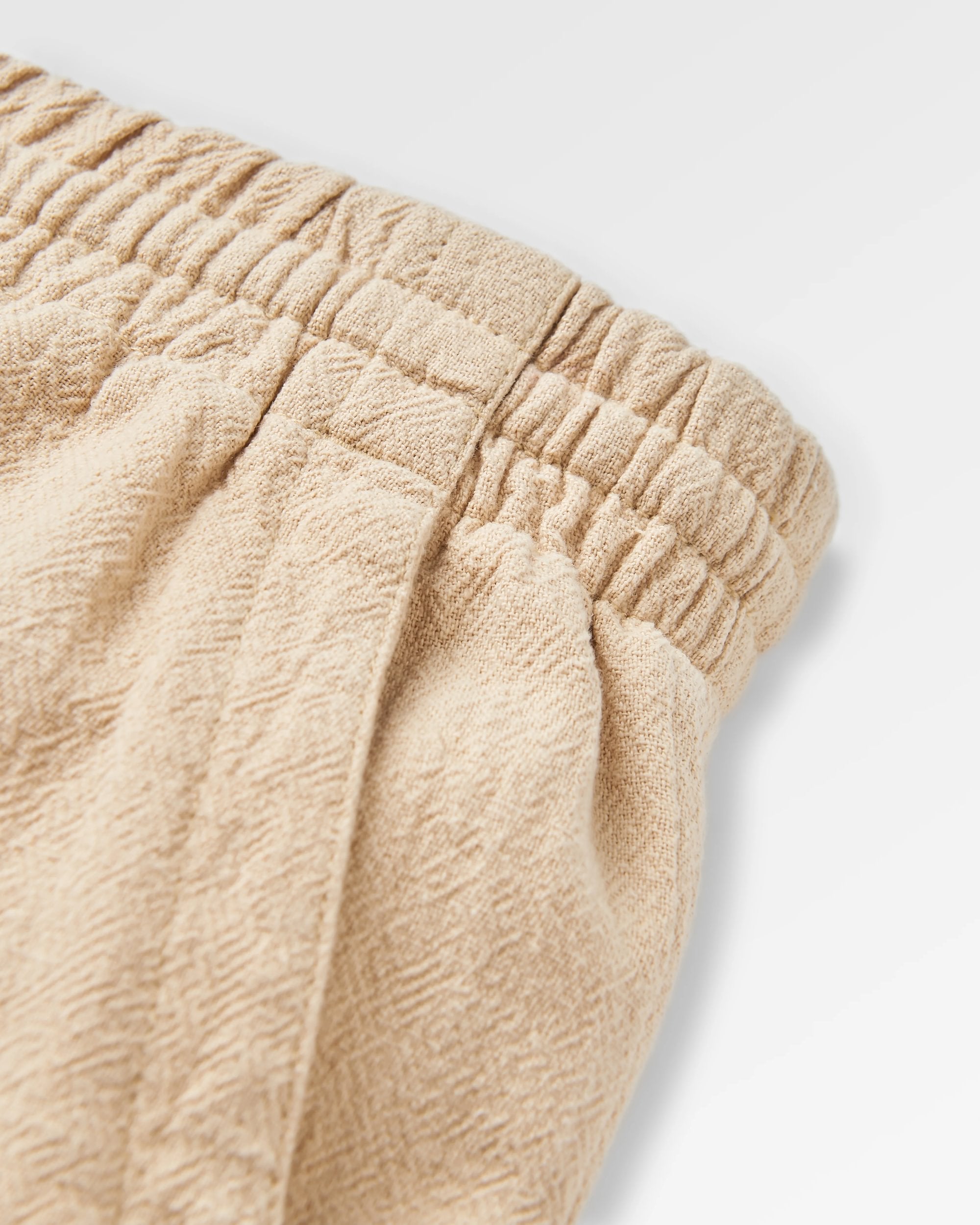 Drifter Cotton Linen Blend Short - Stone