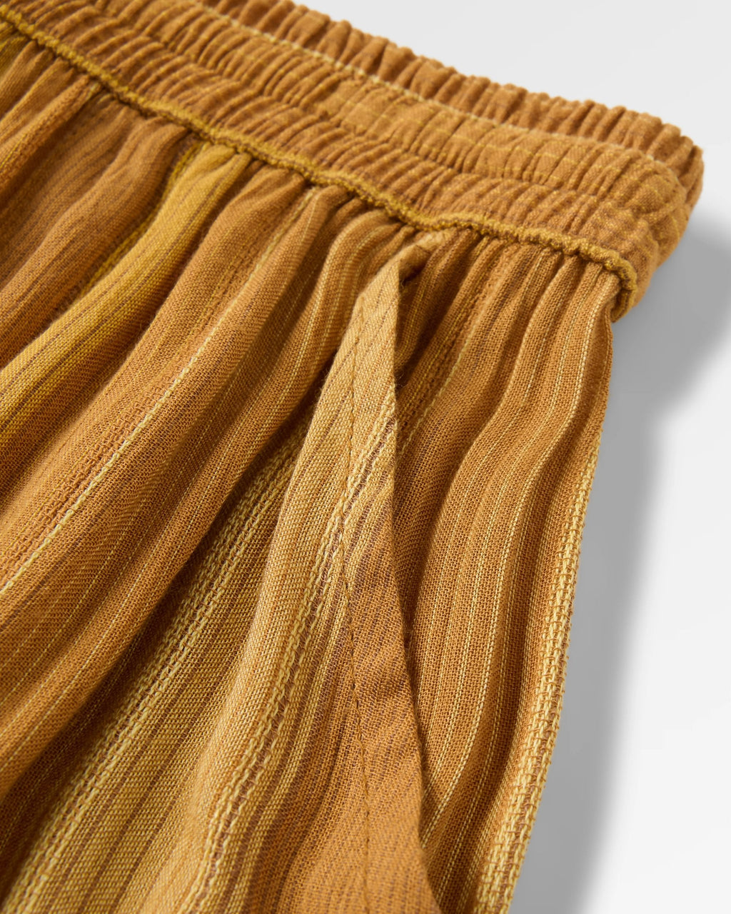 Zephyr Woven Maxi Skirt - Spruce Yellow Stripe