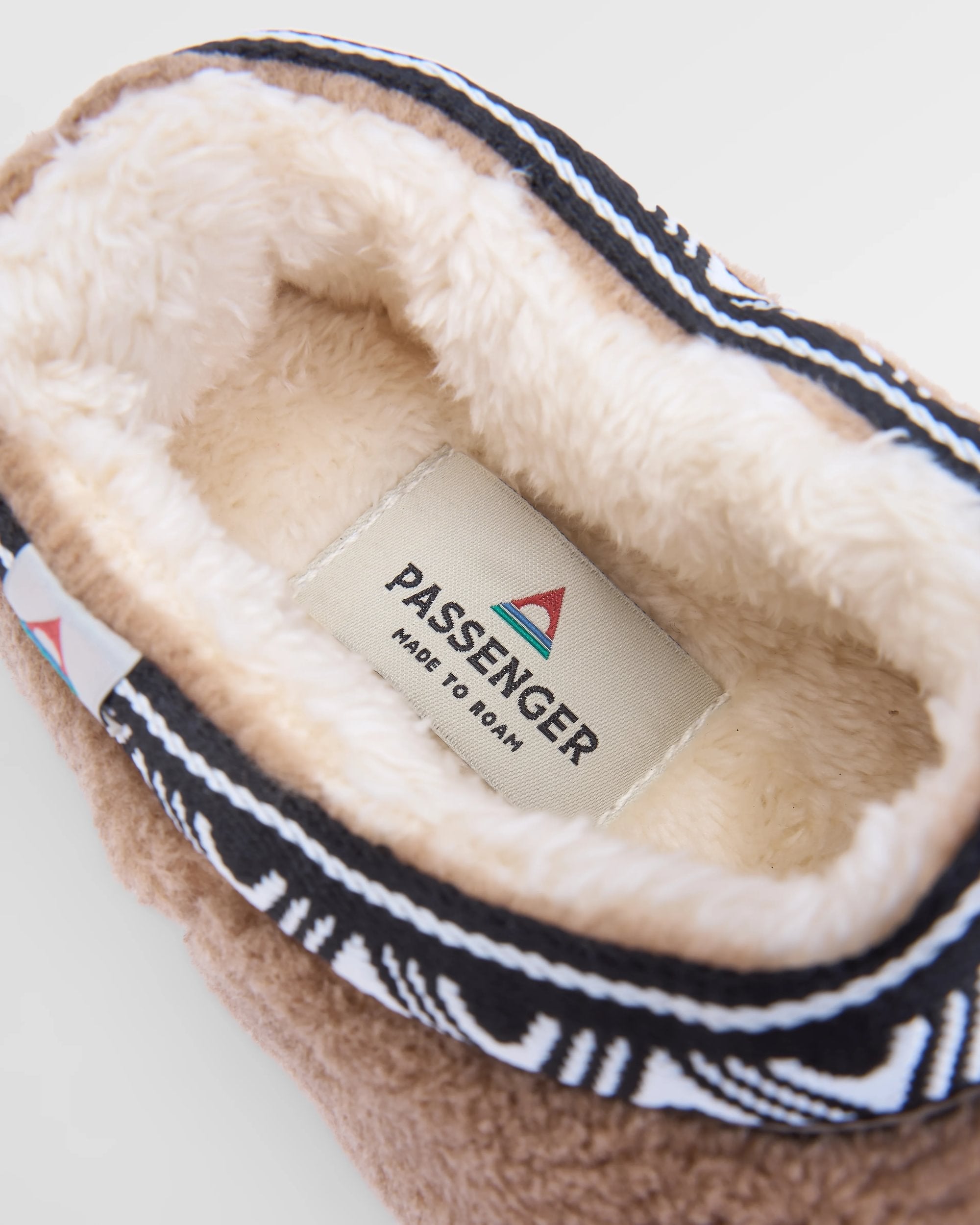 Ember Sherpa Fleece Slipper - Biscuit