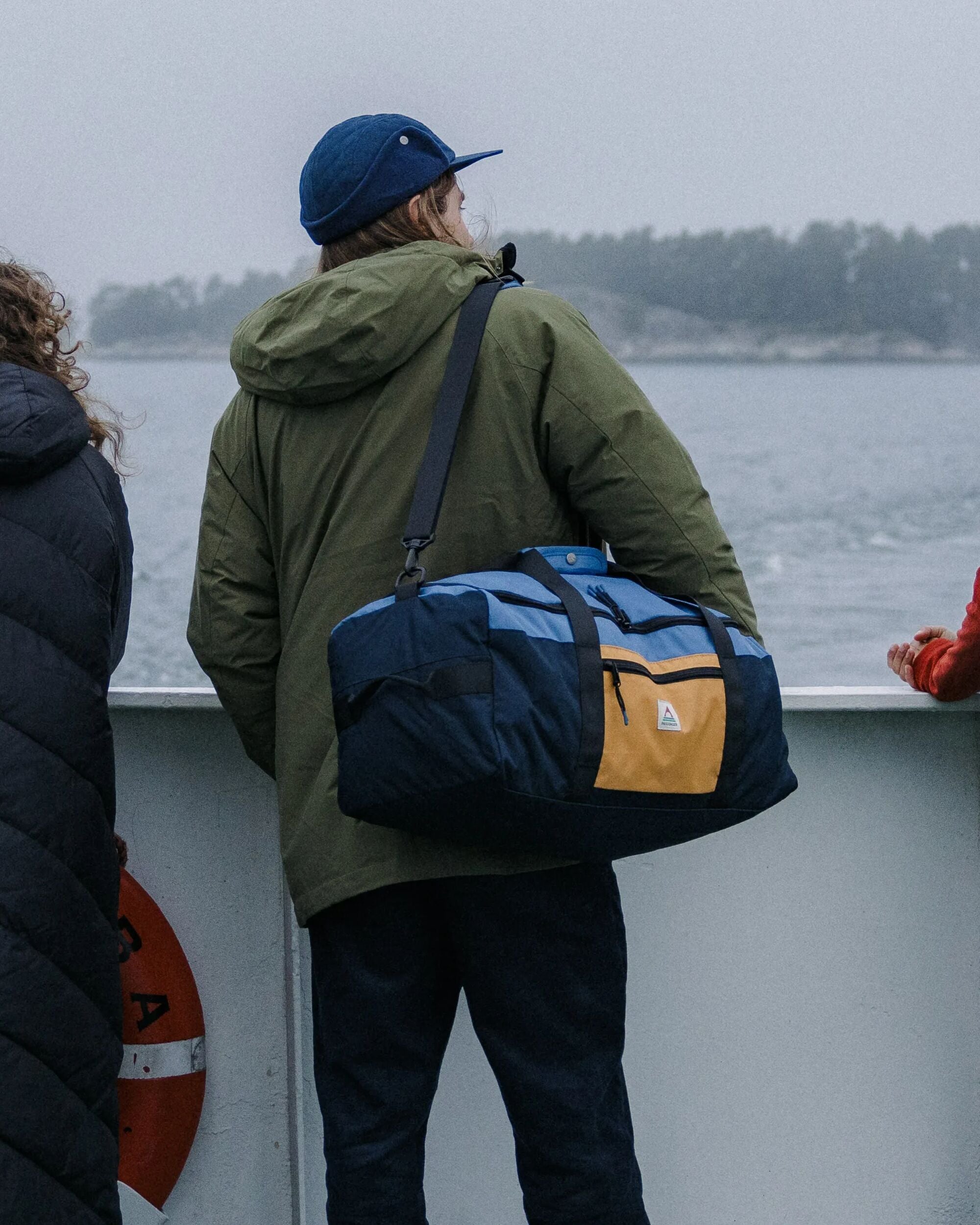 Boondocker Recycled 30L Duffel - Honey/Dark Denim/Rich Navy