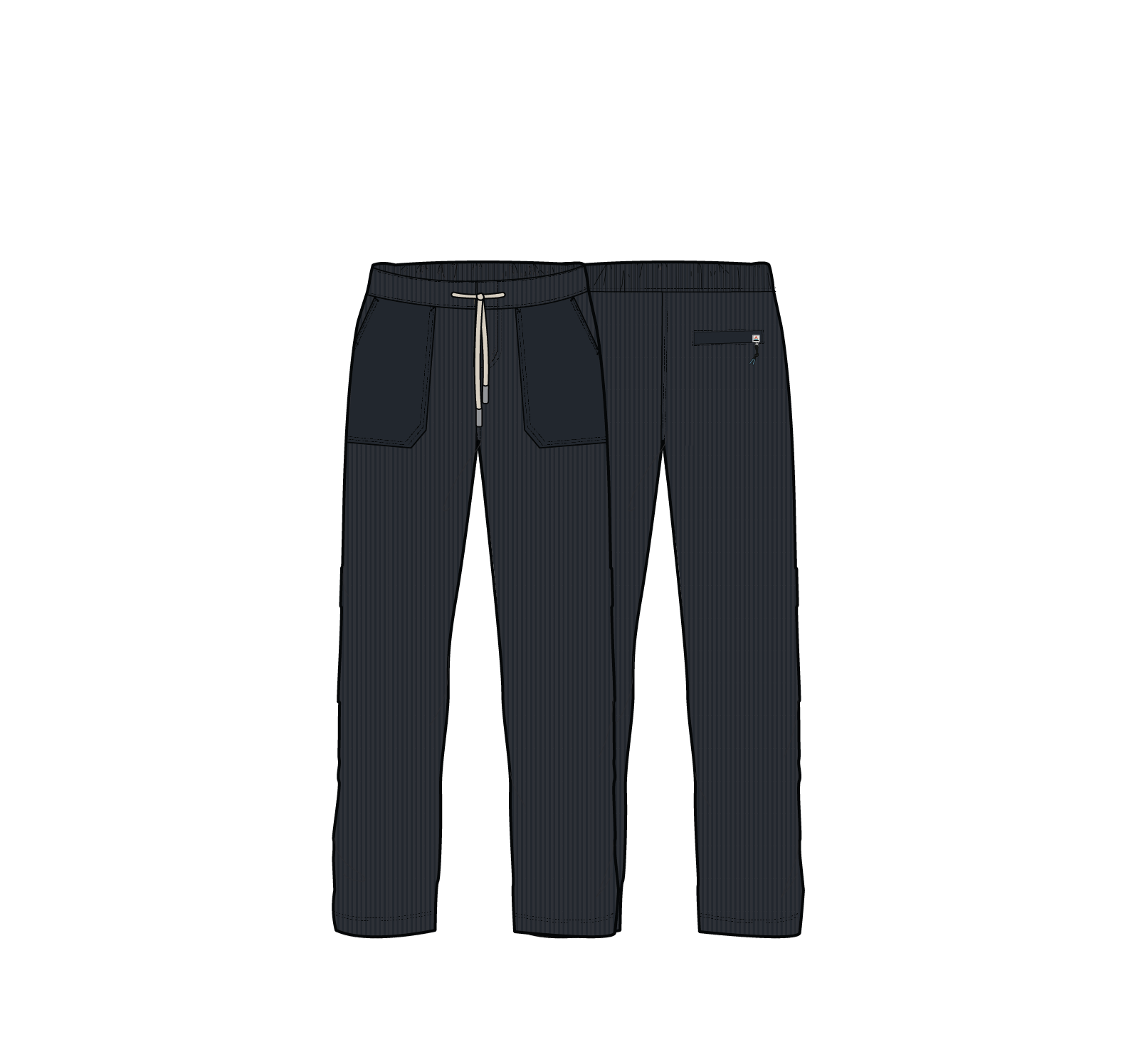 Avian Cord Trouser - Black