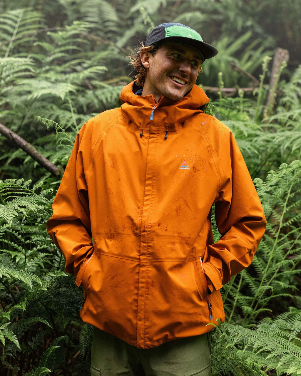 Five Season Recycled Waterproof Jacket - Sunset Orange