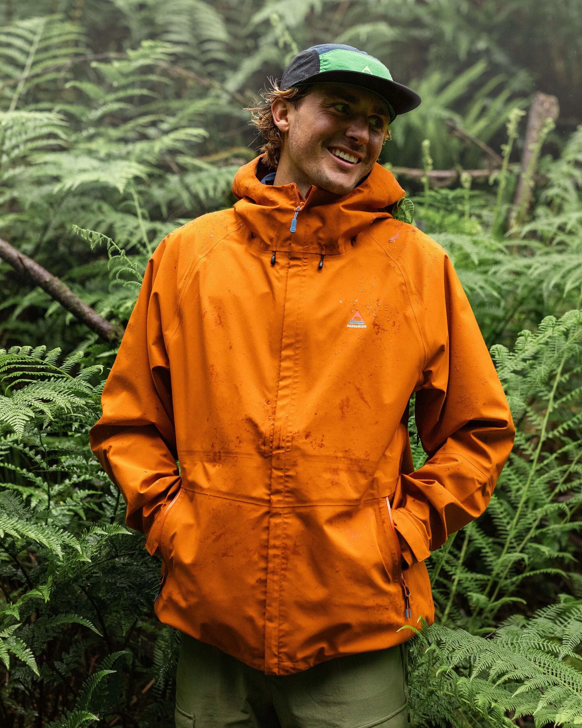 Five Season Recycled Waterproof Jacket - Sunset Orange