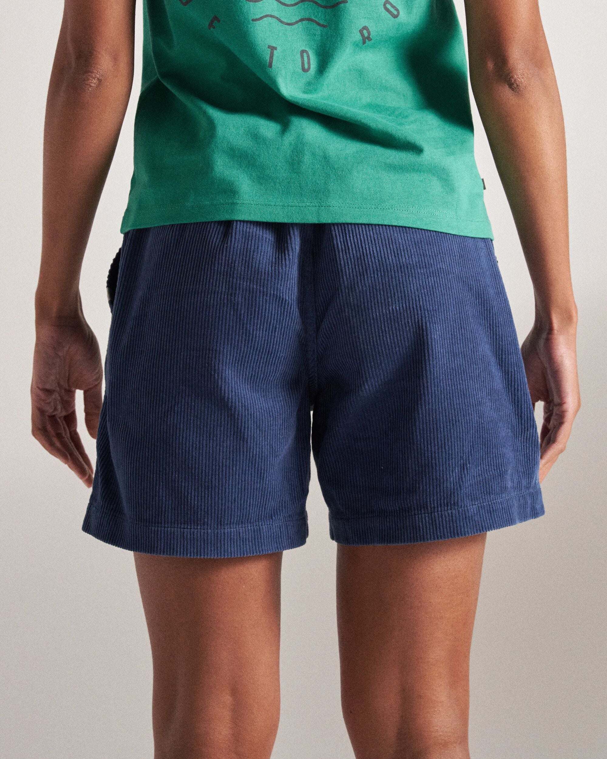 Avian Organic Cord Short - Dark Denim